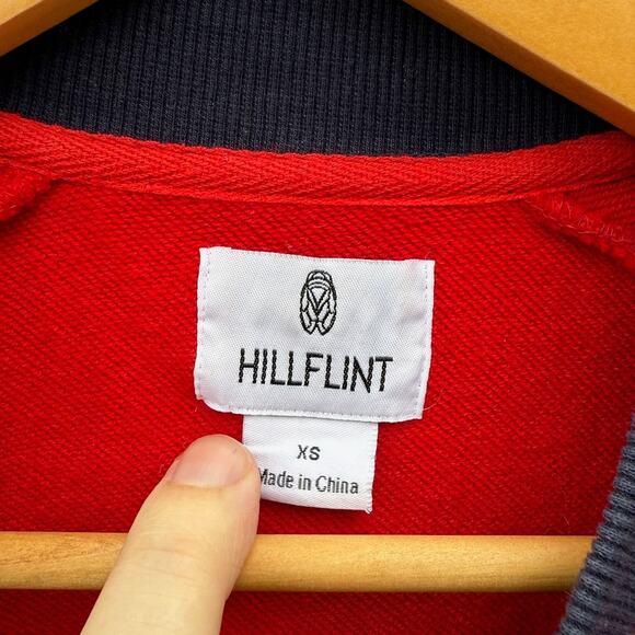 Washington Wizards NBA basketball red white blue striped Hillflint sweatshirt XS - Picture 3 of 5